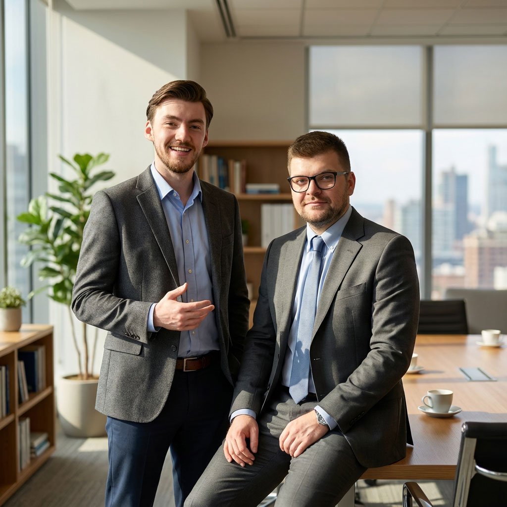 The WSC team in the office